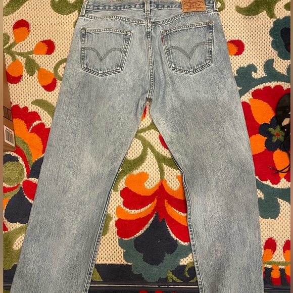 Original Levi's 501 Straight Leg Jeans - Picture 3 of 4